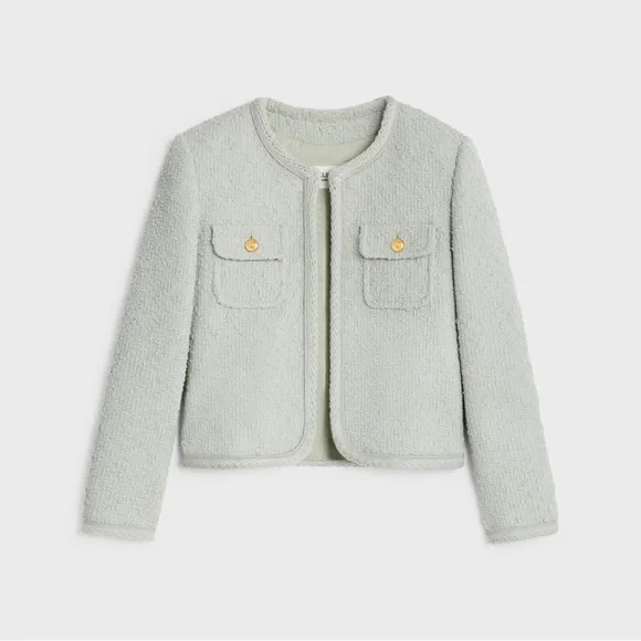 ジャケット CELINE | CHELSEA JACKET IN BOUCLE TWEED CASHMERE CELINE chelsea jacket in bouclé tweed | celine | REVERSIBLE
